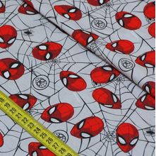 Tecido Estampado para Patchwork - Marvel: Homem Aranha Teia (0,50x1,50)