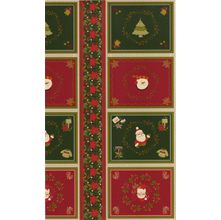 Tecido Estampado para Patchwork - Natal Jogo Americano Cor 01 (0,60x1,40)