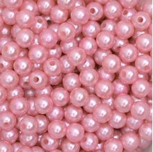 Pérola 10mm com Furo Rosa Bebê - 250g