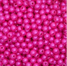 Pérola 8mm com Furo Rosa Choque - 250g