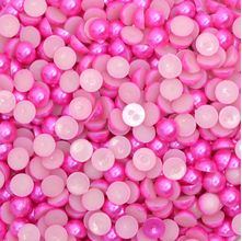 Meia Pérola 8mm 60 Rosa Choque - 250g