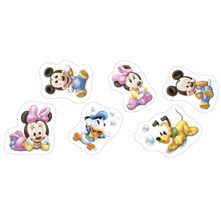 Tecido para Almofada - Coleção Disney Naninhas Mickey e Minnie Baby (0,60x1,40)