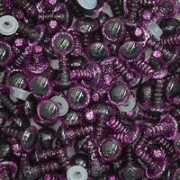 Olho para Amigurumi com Glitter Nº 11 - 10 Pares Pink
