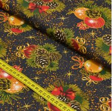 Tecido Estampado para Patchwork - Natal Elegante Cor 2199 (0,50x1,40)