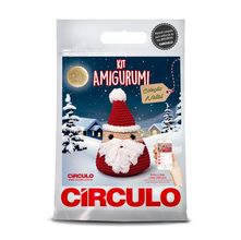 Kit Natal Amigurumi Círculo - Papai Noel