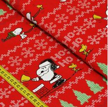 Tecido Estampado para Patchwork - Snoopy: Snoopy Christmas (1,50x0,60)