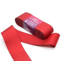 Fita Gorgurão Cinderela nº09 38mm com 10 Metros 008 vermelho