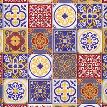 Papel Decoupage Litoarte PD-509 Azulejos - 50 x 34,3cm