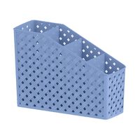 Organizador com 4 Divisórias Rattan Nature Azul