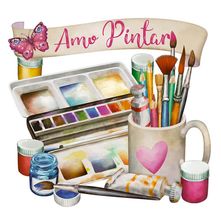 Kit Arte Holandesa Rápida Amo Pintar - AHR-003