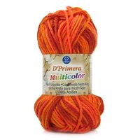 Lã Cisne D Primera 40g - Saldão 208 mescla laranja