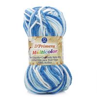 Lã Cisne D Primera 40g - Saldão 117 mescla azul