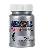 Pasta Acrílica Metal Mastic Mega 75ml - Gato Preto 301 prata
