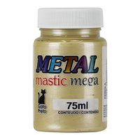 Pasta Acrílica Metal Mastic Mega 75ml - Gato Preto 303 pérola