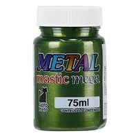 Pasta Acrílica Metal Mastic Mega 75ml - Gato Preto 318 verde militar