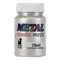 Pasta Acrílica Metal Mastic Mega 75ml - Gato Preto 351 branco metálico