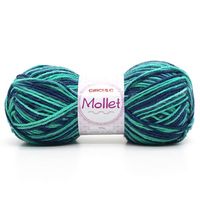 Lã Mollet Mesclado 100g 9533 curaçau