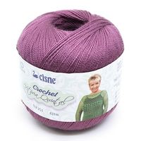 Linha Cisne Crochet Vitória Quintal 100g 187 uva