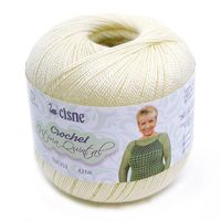 Linha Cisne Crochet Vitória Quintal 100g 011 creme