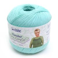 Linha Cisne Crochet Vitória Quintal 100g 044 verde água claro