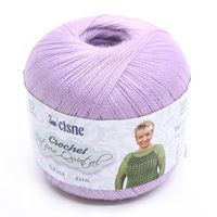 Linha Cisne Crochet Vitória Quintal 100g 110 lilás