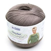 Linha Cisne Crochet Vitória Quintal 100g 157 marrom