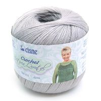 Linha Cisne Crochet Vitória Quintal 100g 017 areia