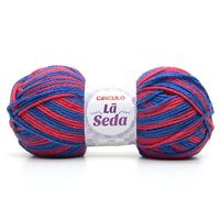 Lã Seda Mesclada Círculo 100g - Acrílico e Lã Natural 9542 navy