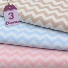 Kit de Tecido Chevron (50x150) 3 Estampas