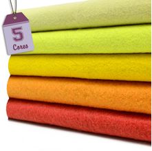 Kit de Feltro Tons de Amarelo (50x140) - 5 Cores