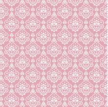 Tecido Estampado para Patchwork - Natural Beauty: Medalhão Rosa (0,50x1,40)