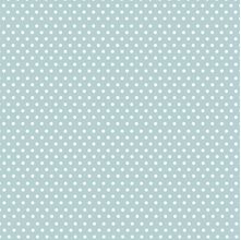Tecido Estampado para Patchwork - Semeart: Poá Médio Azul Claro (0,50x1,40)