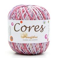 Linha Cores 100g 4050 mescla rosa e lilás