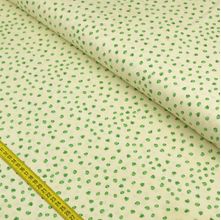 Tecido Estampado para Patchwork - Floratta: Poá Verde Oliva (0,50x1,50)