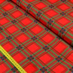 Tecido Xadrez Tartan Caramelo da Fuxicos em Kit de 30x70cm - Bazar Horizonte