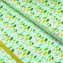 Tecido Estampado para Patchwork - Siciliano: Folhas Limão (0,50x1,40)