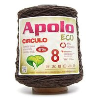 Barbante Apolo Eco nº08 600g 7311 tabaco