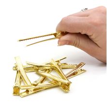 Presilha Bico de Pato Ouro 7,5 cm - 10 Unidades