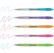 Kit Canetas Esferográficas Pilot Super Grip Colors - Ponta Fina 0.7mm