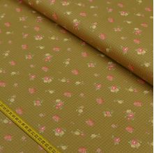 Tecido Estampado para Patchwork - Dream Little Dream Millyta: Floral Verde (0,50x1,50)