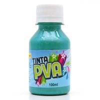 Tinta PVA Metálica 100ml - Gliart Azul caribe