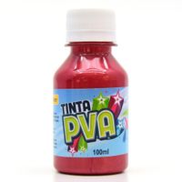 Tinta PVA Metálica 100ml - Gliart Vermelho cereja