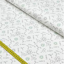 Tecido Estampado para Patchwork - Estilotex Ateliê: Química Cor 01 (0,50x1,40)