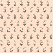 Tecido Estampado para Patchwork - Animalistic: Trio de Corações (0,50x1,40)