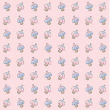 Tecido Estampado para Patchwork - Animalistic: Cogumelos Rosa (0,50x1,40)