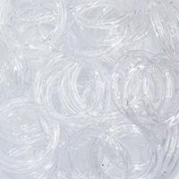 Argola de Plástico Ritas 26mm - 144 unidades Transparente