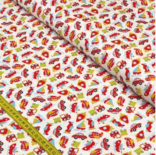 Tecido Estampado para Patchwork - Coleção Pillows Fundo Pillow Coruja (0,50x1,40)
