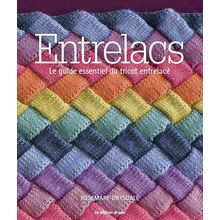 Livro Entrelacs - Le Guide Essentiel du Tricot Entrelac (Guia Essencial para Entrelaçar Tricô)