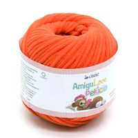 Linha AmiguLove Pelúcia 90 Metros 332 laranja vivo