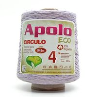 Barbante Apolo Eco nº04 600g 6057 lilás bebê